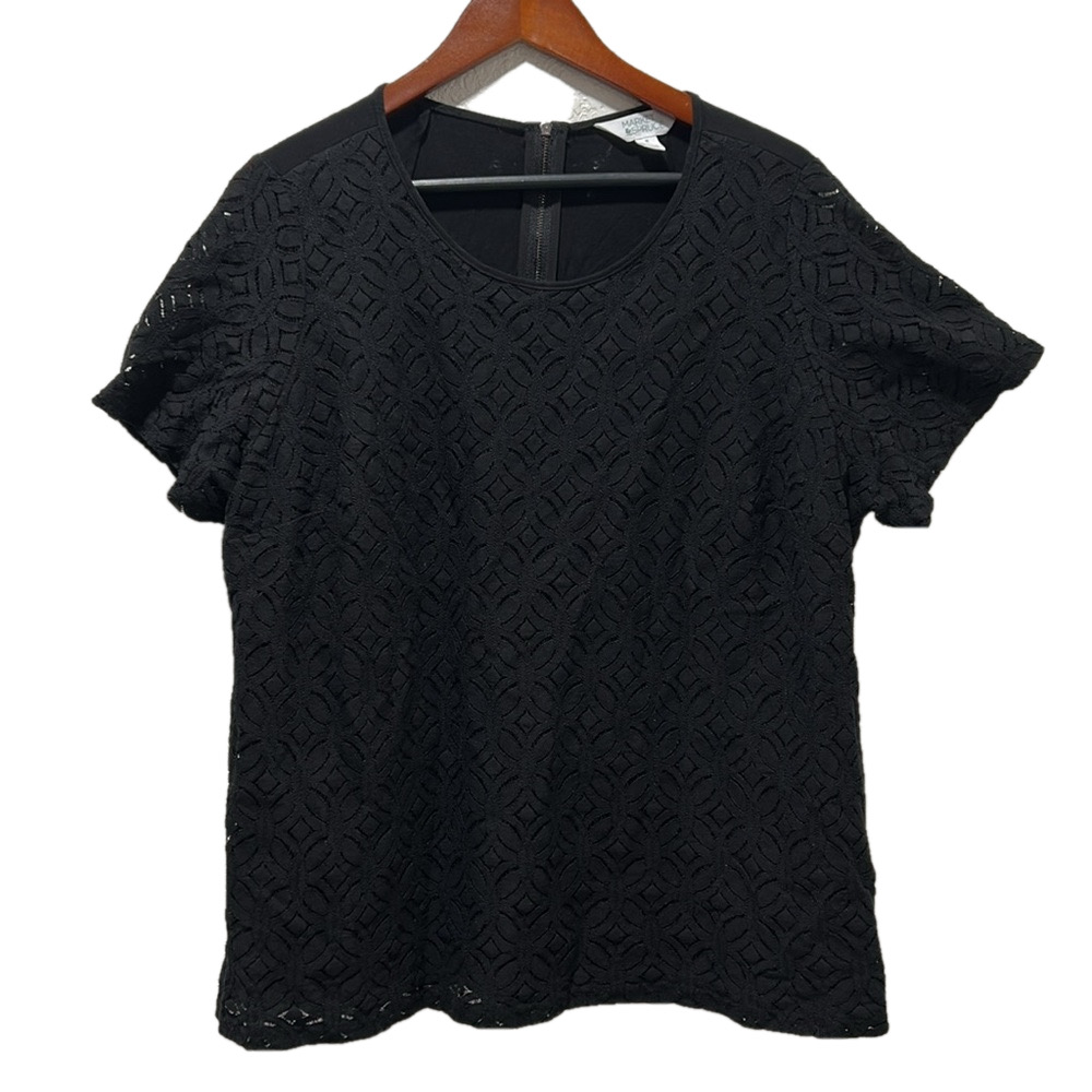 🧸Market &Spruce top black shirt size 2X GUC